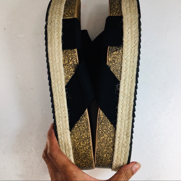 Cherish Black Espadrilles, sz 11 - Picture 3 of 8